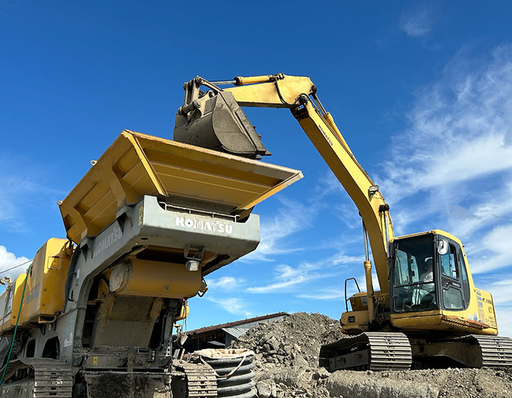 産業廃棄物中間処理設備（がれき類）